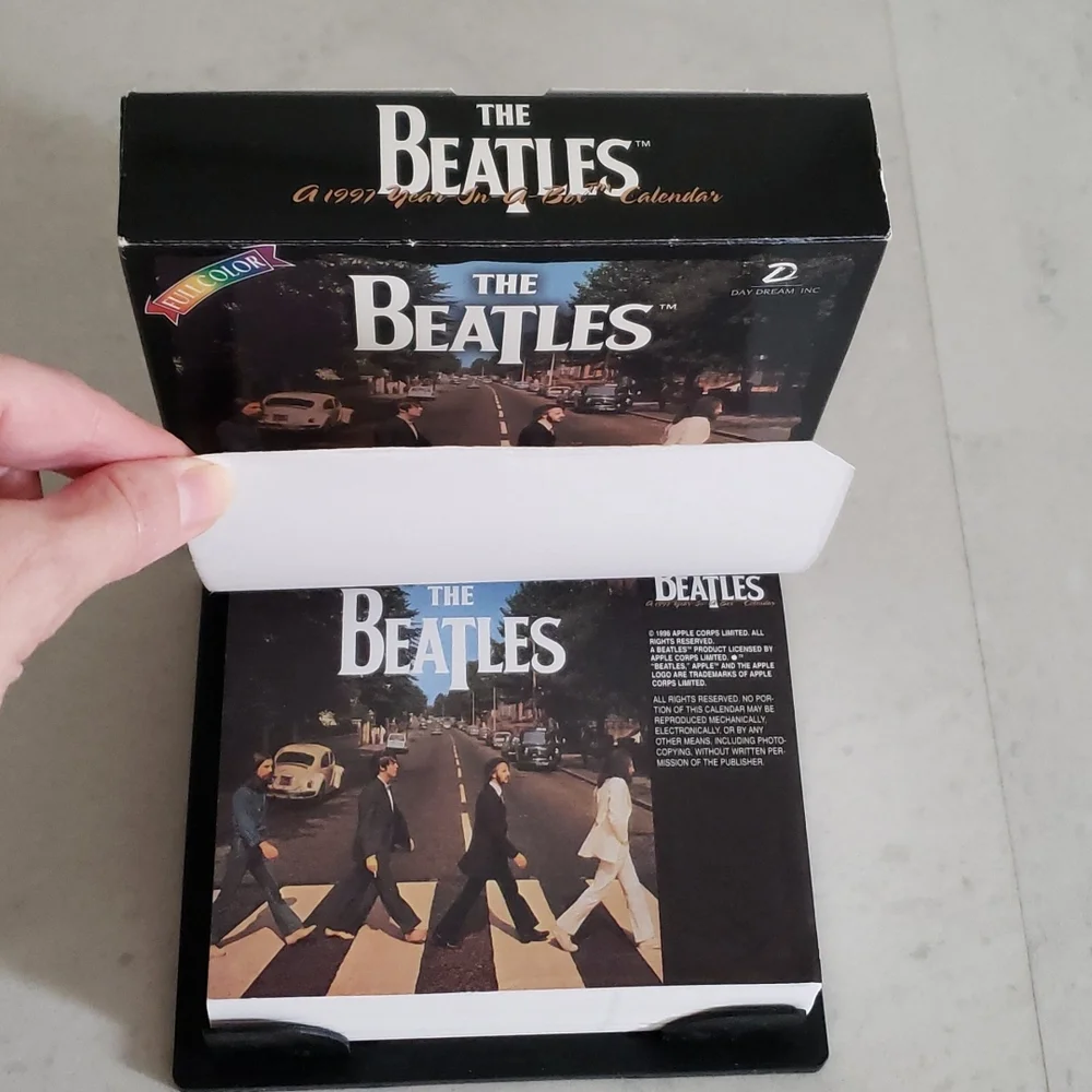 Year in a Box calendar - The Beatles